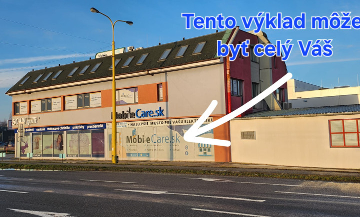 OBCHODNÝ PRIESTOR NA PRENÁJOM –  OPROTI HORNBACHU