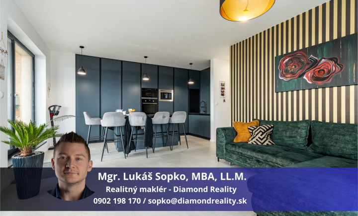 Na predaj nadštandardný 4 izbový byt ulica Jelšová, Košice - komplex Panoráma