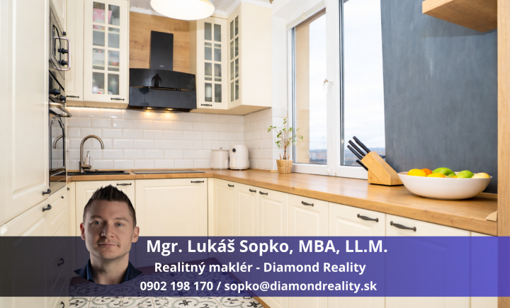 Na predaj 3-izbový byt s lodžiou, Alvinczyho ulica, Košice - Sever