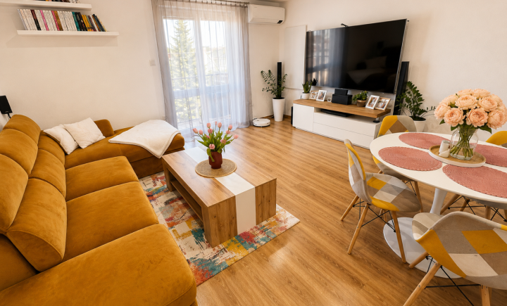 MODERNÝ 3-IZBOVÝ BYT PO KOMPLETNEJ REKONŠTRUKCII S BALKÓNOM | OBEC RUSKOV