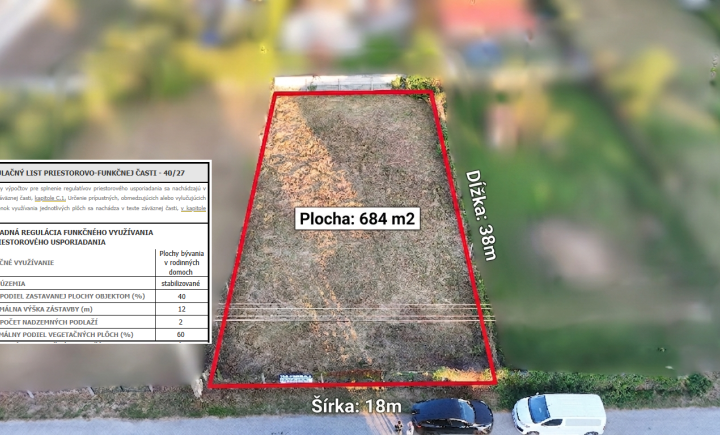 Rezervovaný - Stavebný pozemok pre rodinný dom | Košice – Krásna