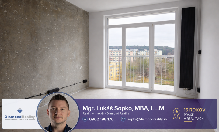 REZERVOVANÝ - Na predaj 1 izbový byt / Garsónka, Košice - Západ, Lunik II