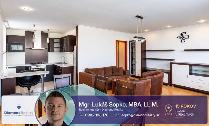 Na predaj 3 izbový byt, ulica Turgenevova č. 12, Košice - JUH