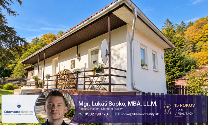🏡 NA PREDAJ MALÝ RODINNÝ DOMČEK - BUKOVEC za 55.000 EUR!