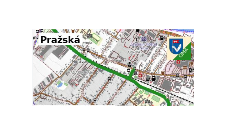 Spevnená plocha na prenájom Pražská ulica Nitra