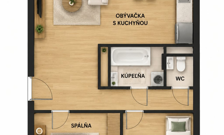 Zrekonštruovaný 3-izb. byt s loggiou - Košice, Nad jazerom