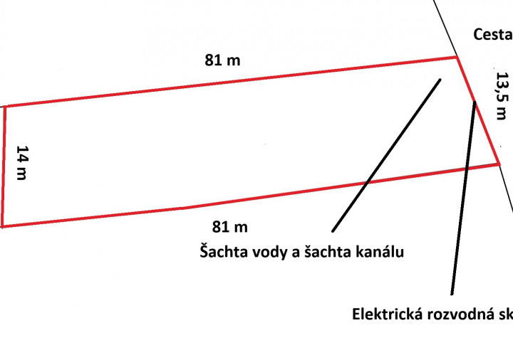 Na predaj pozemok v obci Bačkovík, Košice - okolie