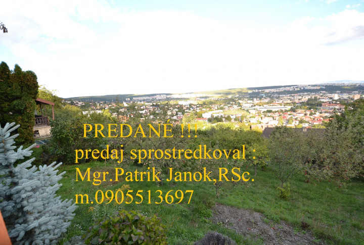 PREDANÉ! Záhrada s chatkou , 688m2, Košice