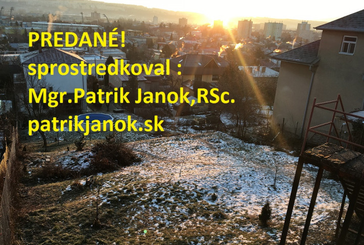 PREDANÉ ! Pozemok 500 m2, Červený breh, Košice