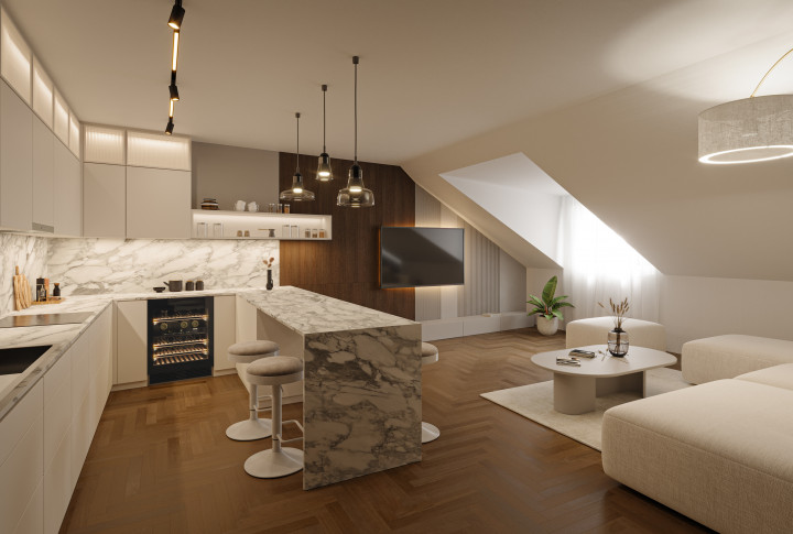 REZIDENCIA MOYZESOVA | 3 IZBOVÝ MEZONET DOKONČENÝ V ŠTANDARDE | 119m² | KOŠICE - STARÉ MESTO