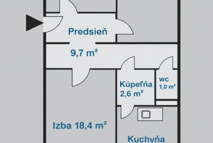 Na predaj 3 izbový byt , Krosnianska, Košice III.