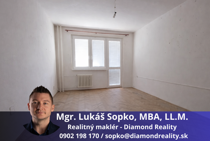 Na predaj 3-izbový byt na Terase, ulica Pokroku (Košice - Západ)