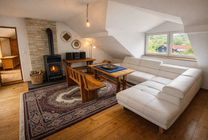 Štýlový 5-izbový dom / rekreačná chata v obci Matysová – 240 m² úžitkovej plochy