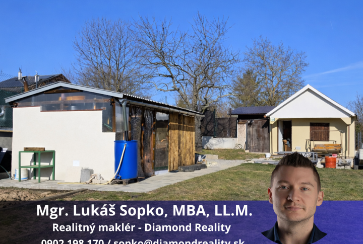 Na predaj útulná rekreačná chatka v Košickej Novej Vsi, časť Geder