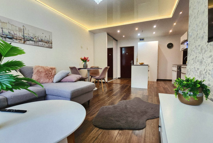 LUXUSNÝ GLAMOUR BYT S OBROVSKOU LOGGIOU – TURGENEVOVA -  KOMPLETNE ZARIADENÝ