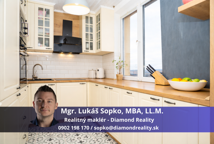 Na predaj 3-izbový byt s lodžiou, Alvinczyho ulica, Košice - Sever