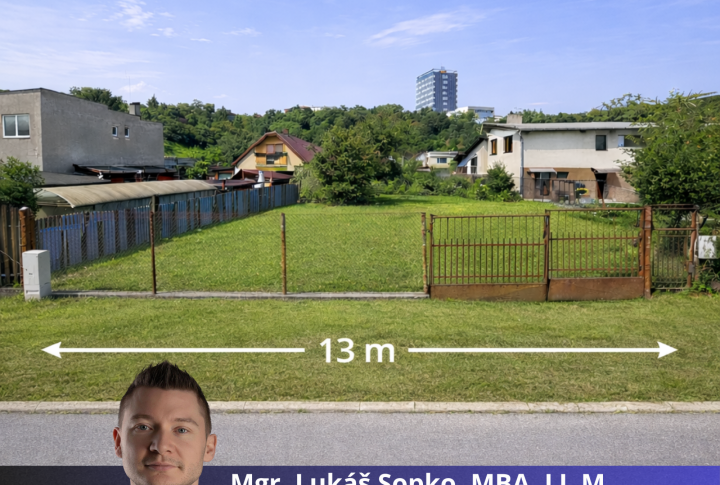 Na predaj stavebný pozemok na ulici Kostolianska, Košice - Sever