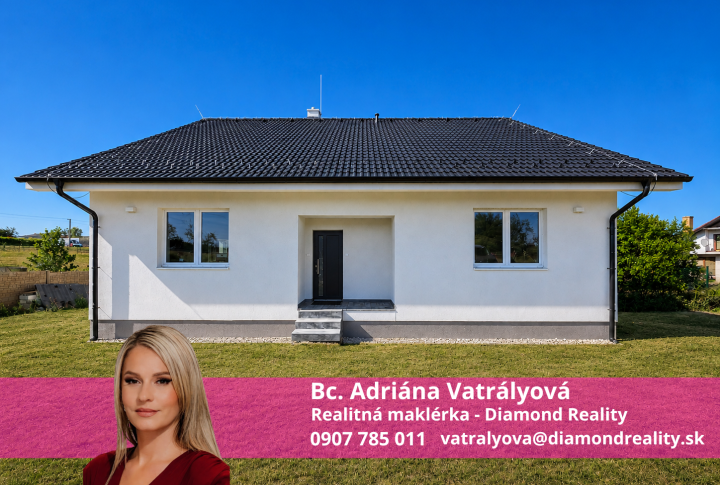 Na predaj novostavba rodinný dom, Ďurďošík, Košice - okolie