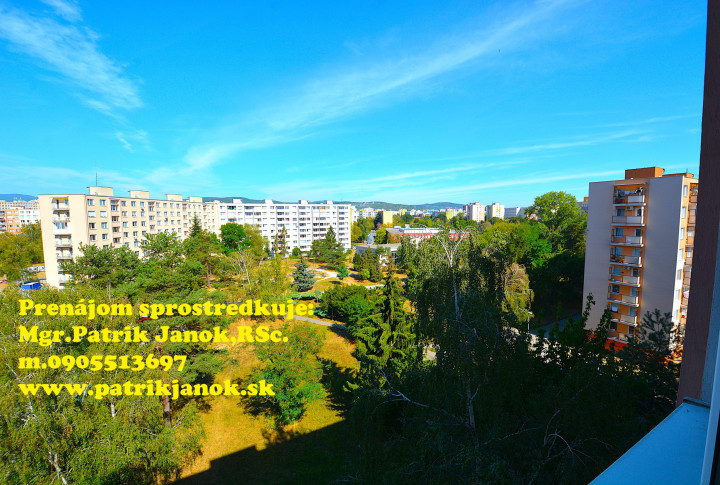 Na prenájom 3-izbový byt s balkónom na TERASE, ihneď voľný